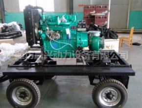 30KW diesel water pump unit HW150-12 mixed flow pump K4100D diesel engine direct connection