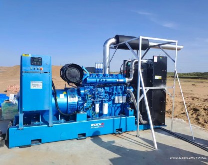 Field Construction of Weichai 500 kW Generator Set